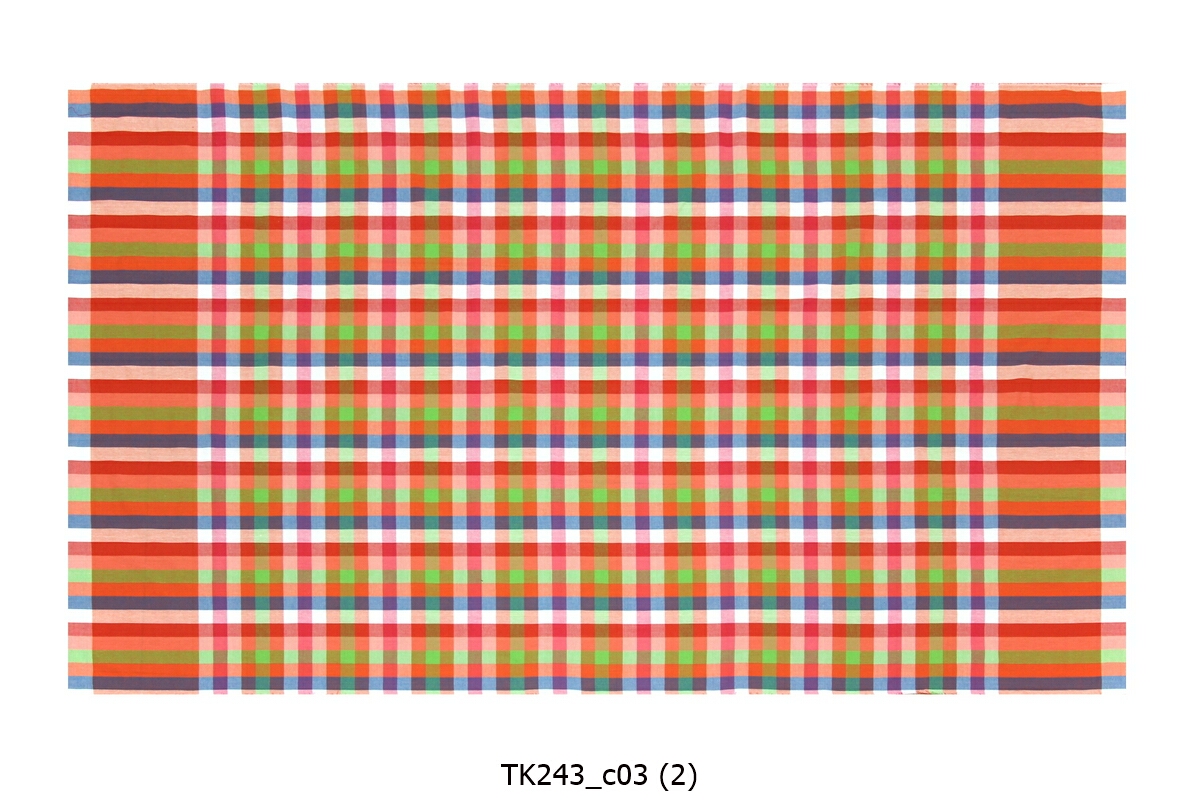 [2ม.] ผ้าขาวม้า TK243 ส้ม