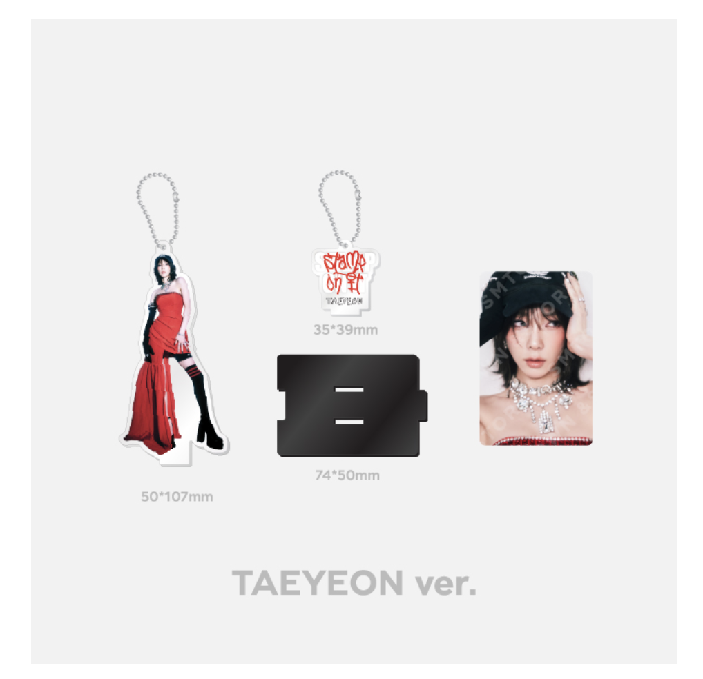 GOT the beat -GOT the beat The 1st mini Album - 'Stamp On It' MD Collection] - ของสะสม ACRYLIC STAND KEY RING - Taeyeon