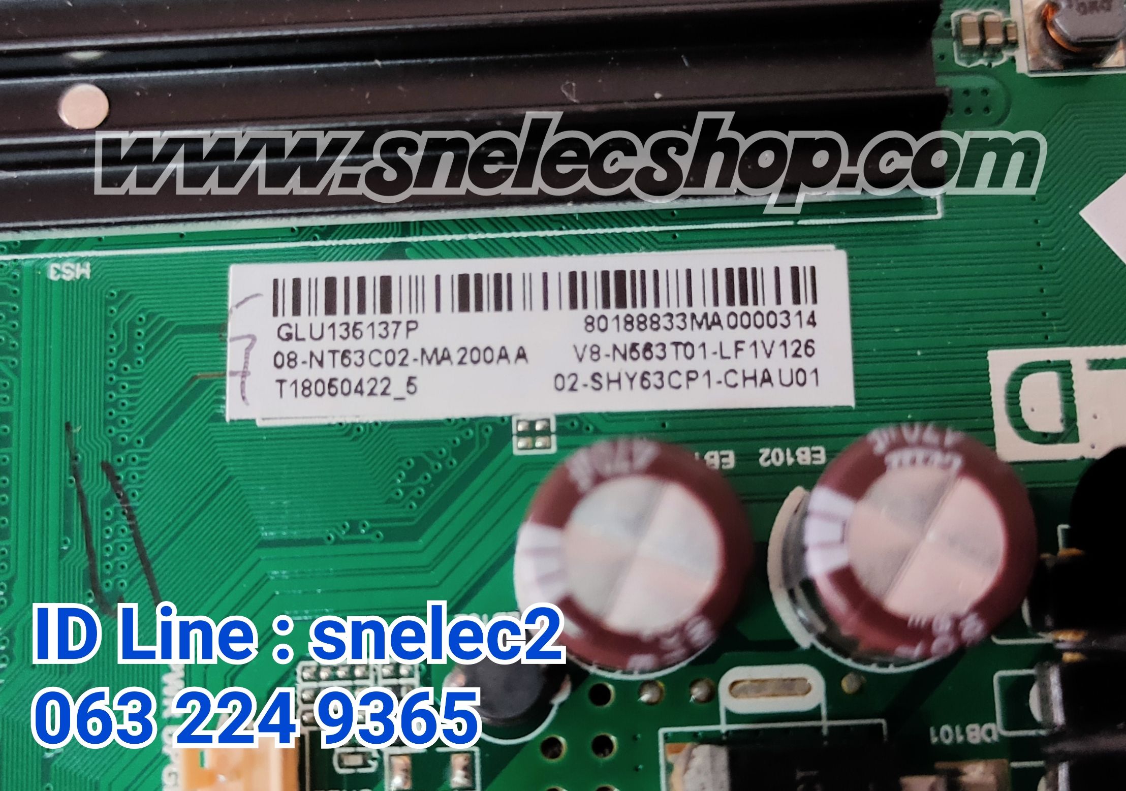เมนบอร์ด TCL อะไหล่แท้ สินค้าใหม่ รุ่น LED32S62 พาร์ทบอร์ด TPD.NT72563.PB771