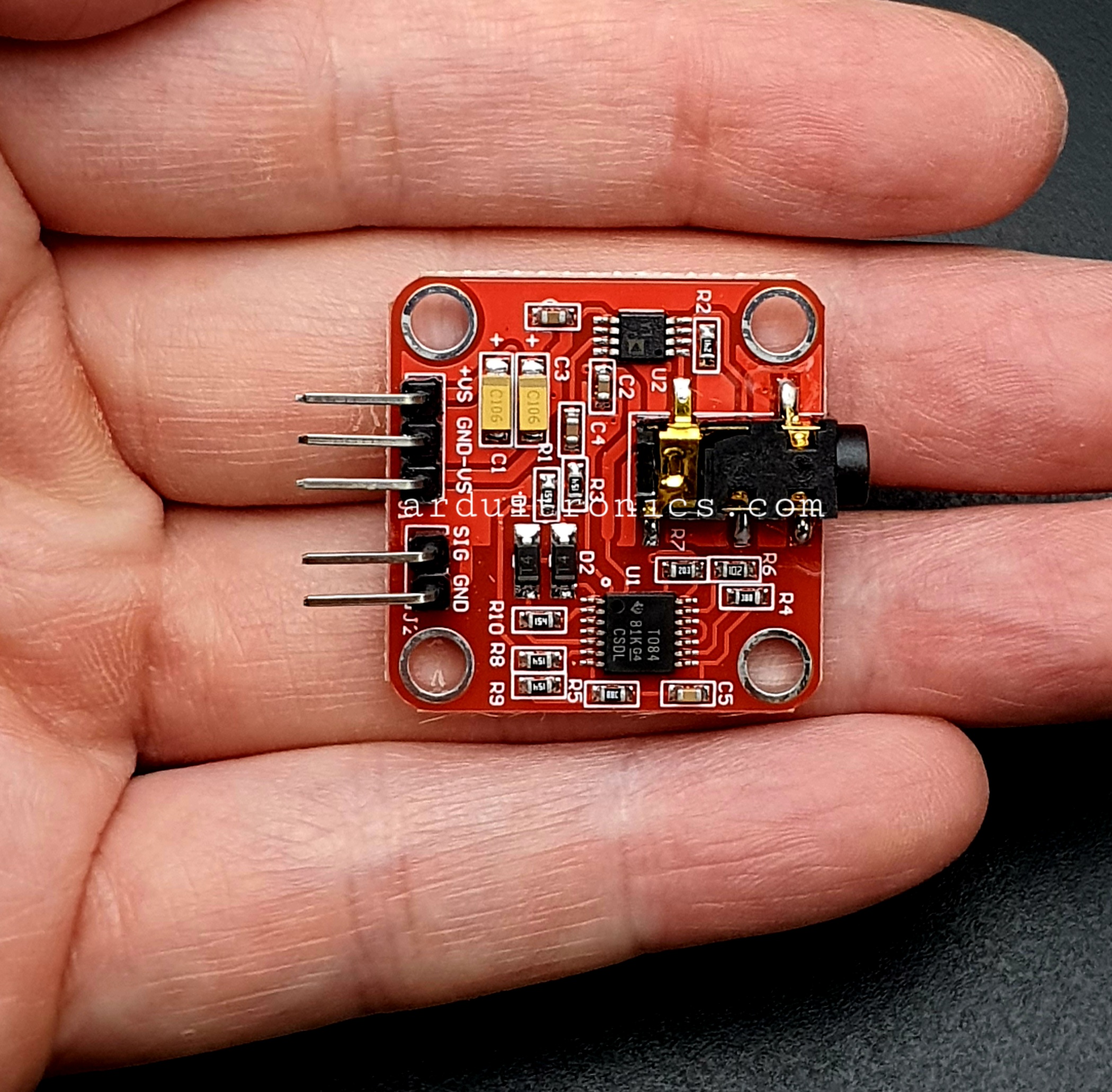 EMG Muscle Sensor Module + Free Electrode Pads