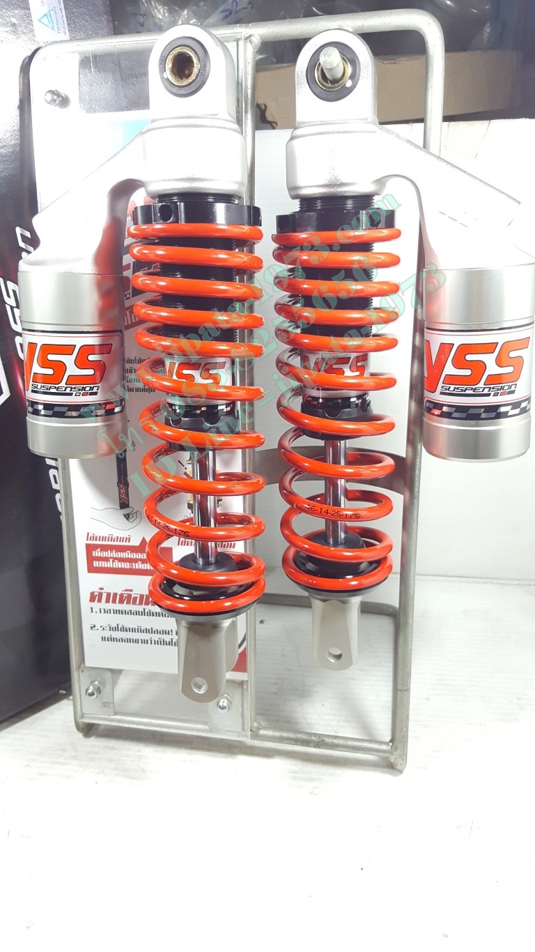 (PCX) โช้คอัพหลังคู่ YSS รุ่น G-Plus สำหรับ Honda PCX ตัวสั้น ยาว 280 มม.