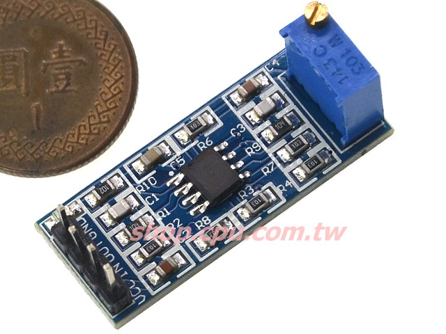 YS-28 LM358 signal amplification gain module โมดูลขยายสัญญาณ 100 เท่า
