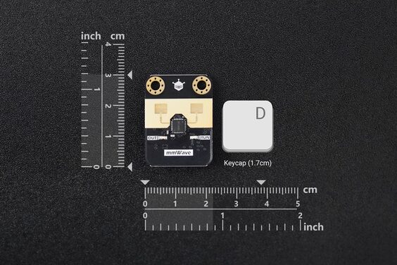 Gravity: mmWave C4001 24GHz Human Presence Detection Sensor (12 Meters, I2C & UART) - แท้ DFRobot