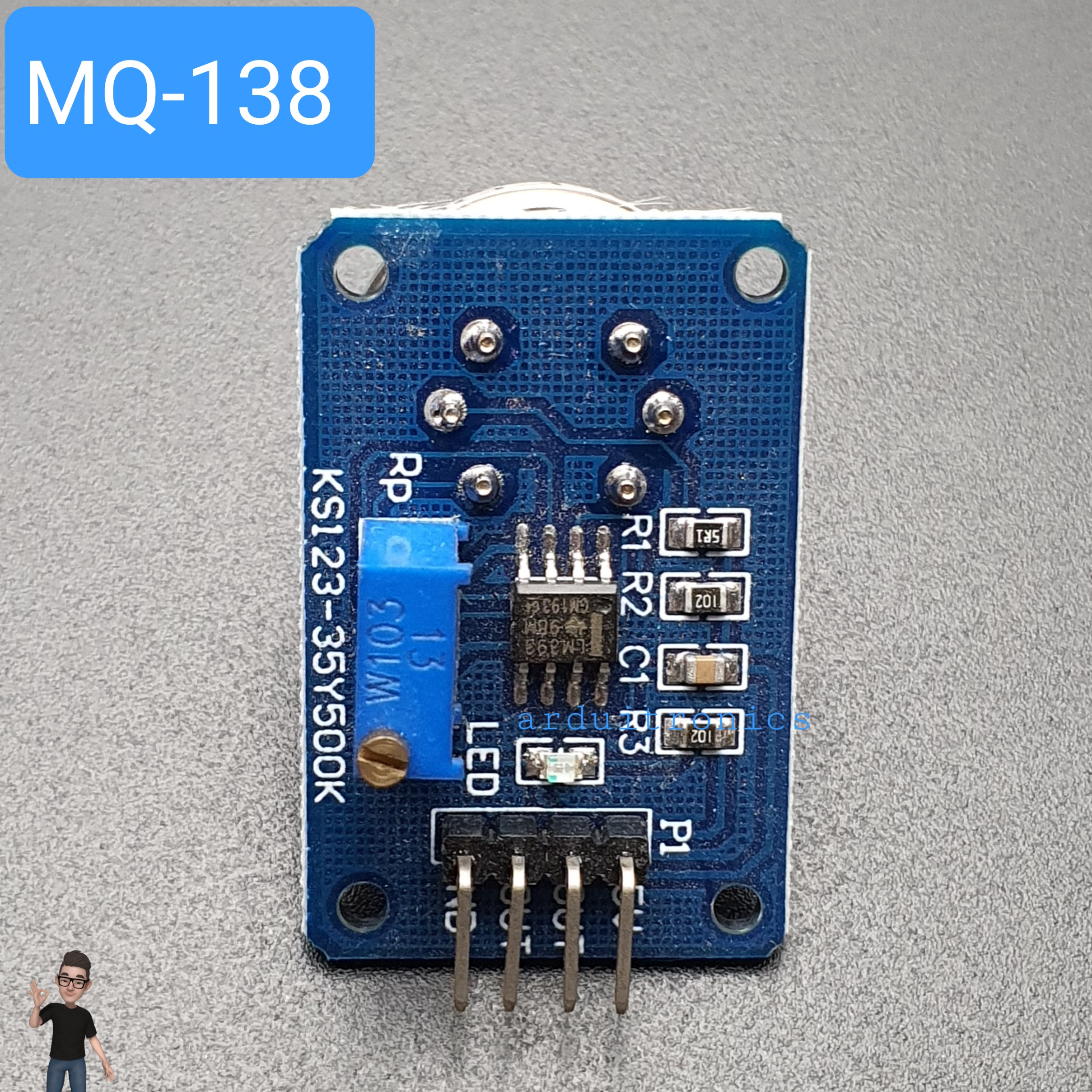 MQ138 Gas Sensor Module (Formaldehyde, Toluene, Acetone) MQ-138