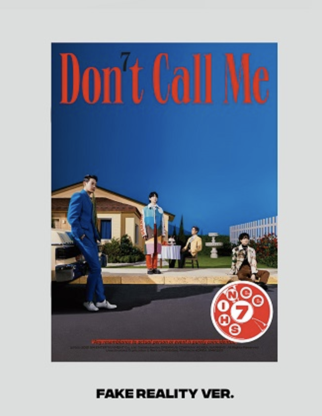 SHINee - Album Vol.7 [Don't Call Me] (PhotoBook Ver.) หน้าปก FAKE REALITY Ver.