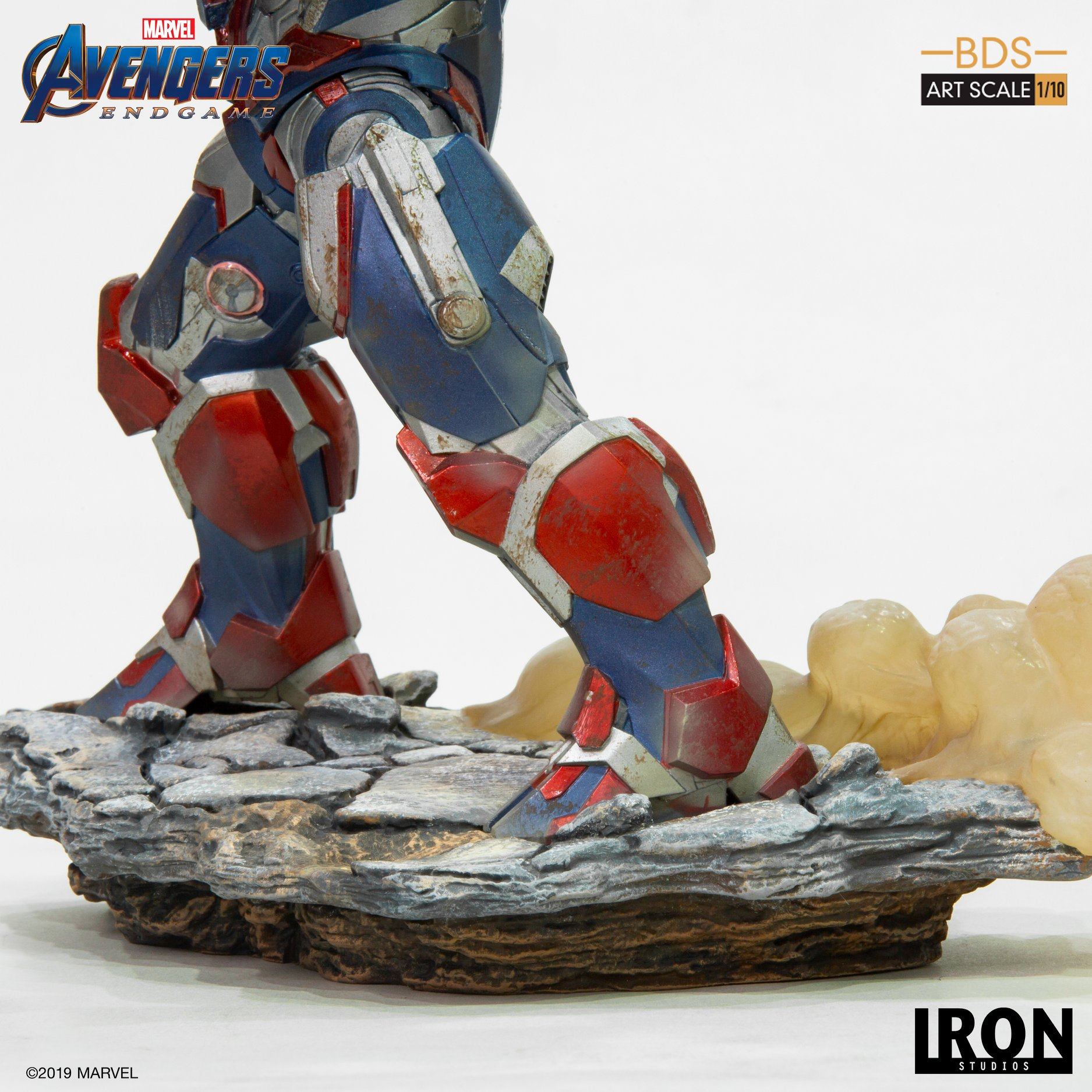 "Pre-Order" Iron Studios 1/10 Iron Patriot and Rocket: Avengers Endgame