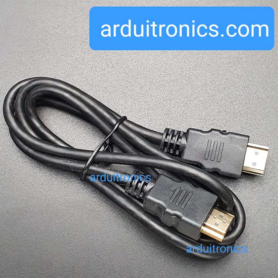 HDMI Cable HDMI To HDMI (Raspberry Pi, Banana Pi, Orange Pi) 1 m - สายกลม