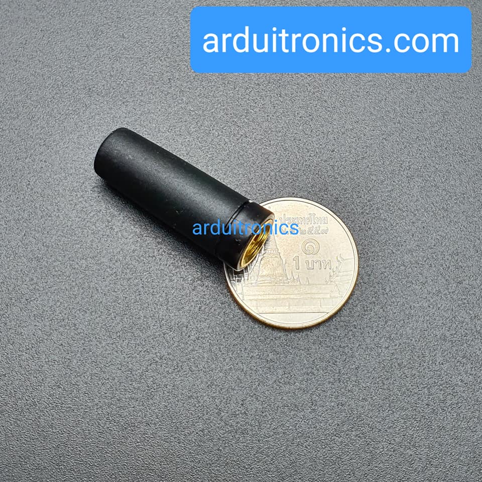 เสาอากาศขนาดจิ๋ว 2.4 GHz WiFi SMA Male Connector 2dBi 2.4 GHz Zigbee Ultra-Short Antenna