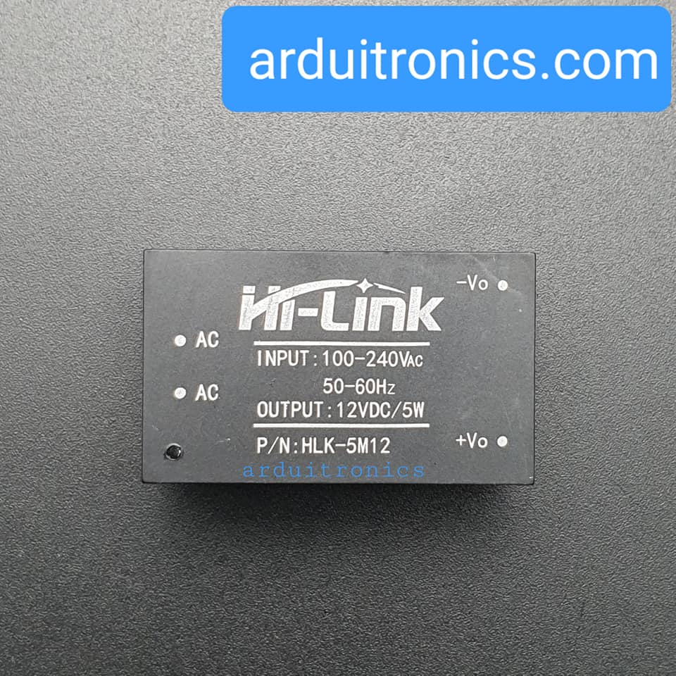 Switching Power Supply 220V to 12V 5W (Hi-Link HLK-5M12 Module)