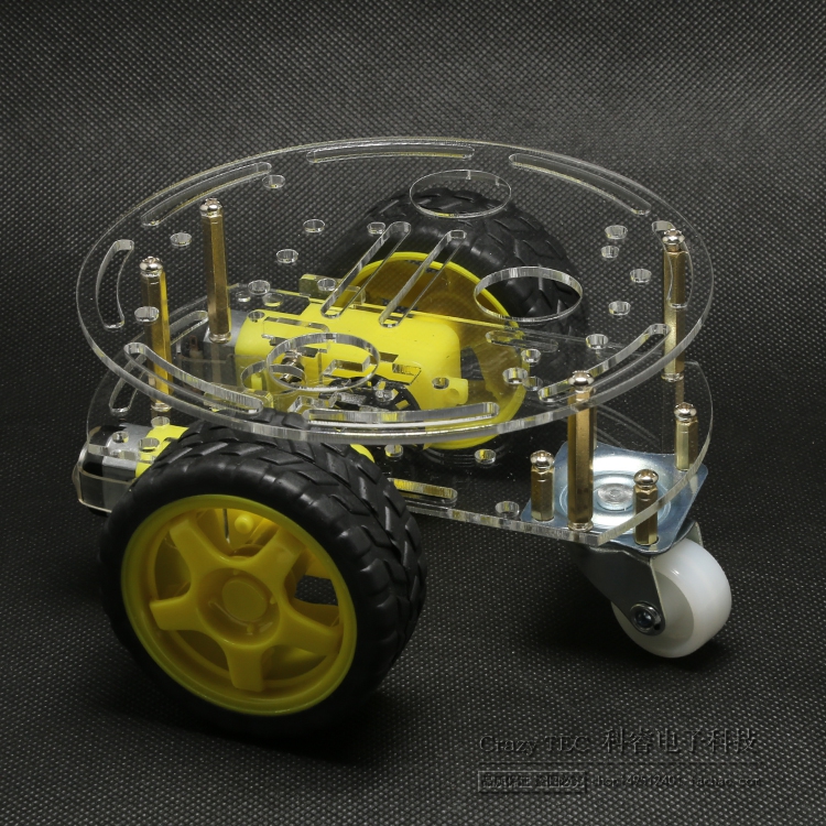 2WD Smart Robot Car Kit Mini Double Layers DIY (พร้อมกล่องใส่แข็งแรง)
