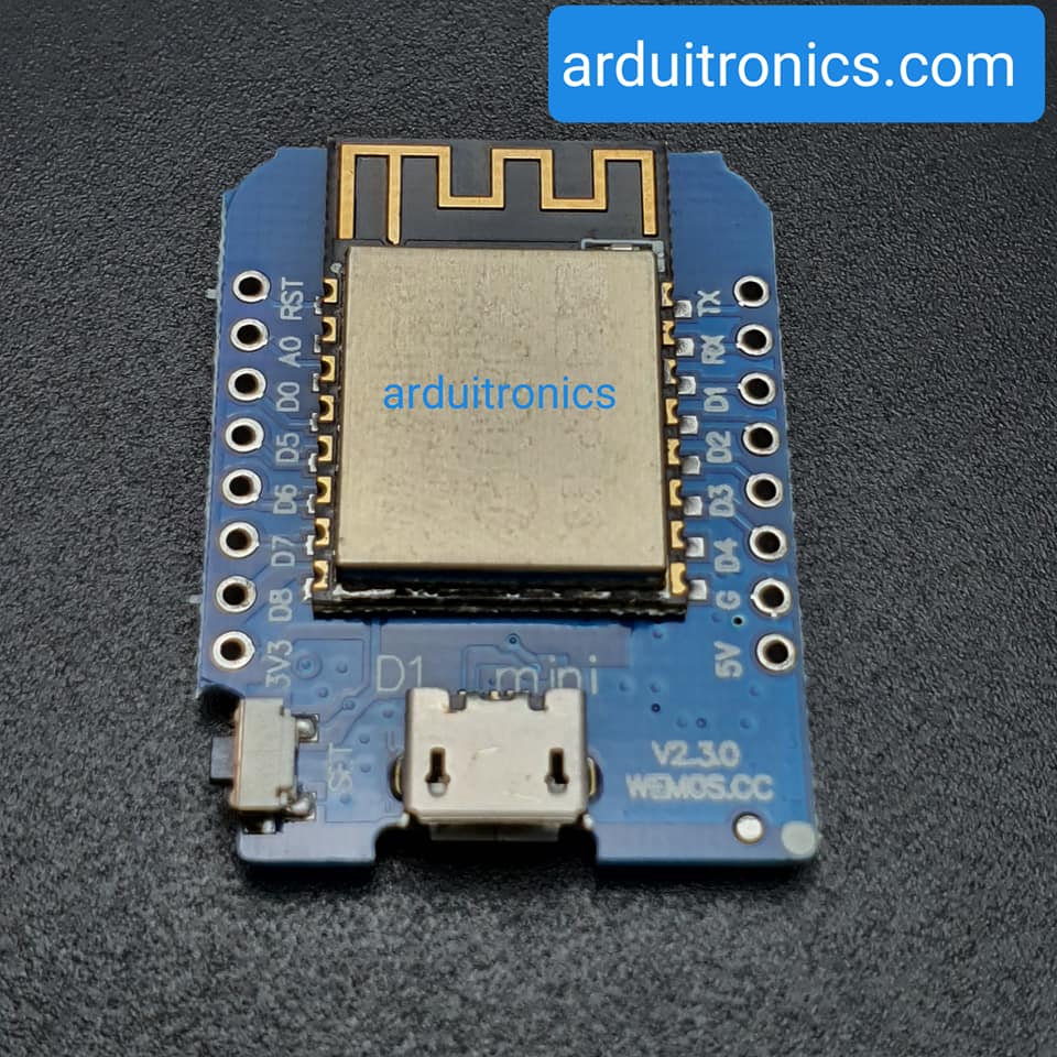 D1 Mini V2.3 (NodeMCU based ESP8266) + Free Pin Headers