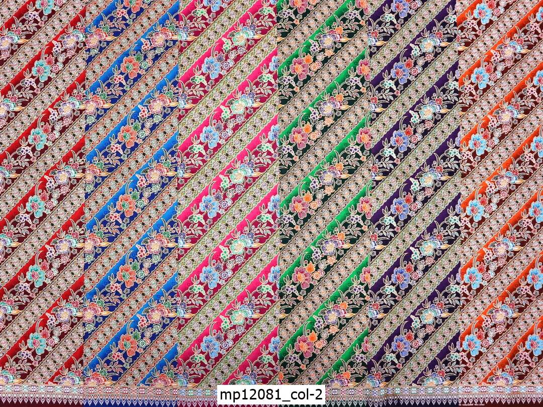 [D-MP12081] ผ้าถุงแม่พลอย 1.8เมตร เย็บพร้อมนุ่ง คอตต้อน 100%