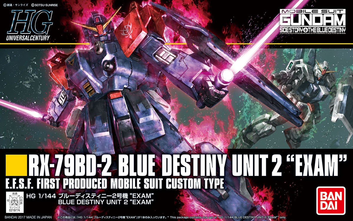 HGUC 1/144 RX-79BD-2 Blue Destiny Unit 2 "EXAM"