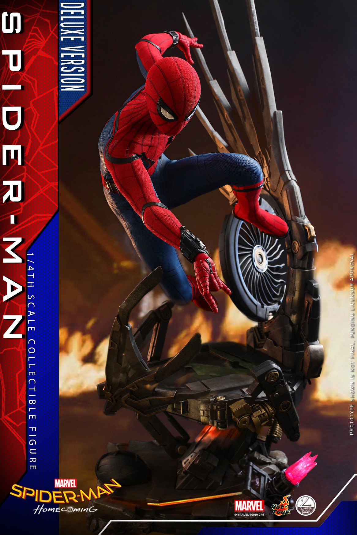 "Pre-Order" Hot Toys Spider-Man: Homecoming - 1/4th scale Spider-Man Collectible Figure (Deluxe Version)