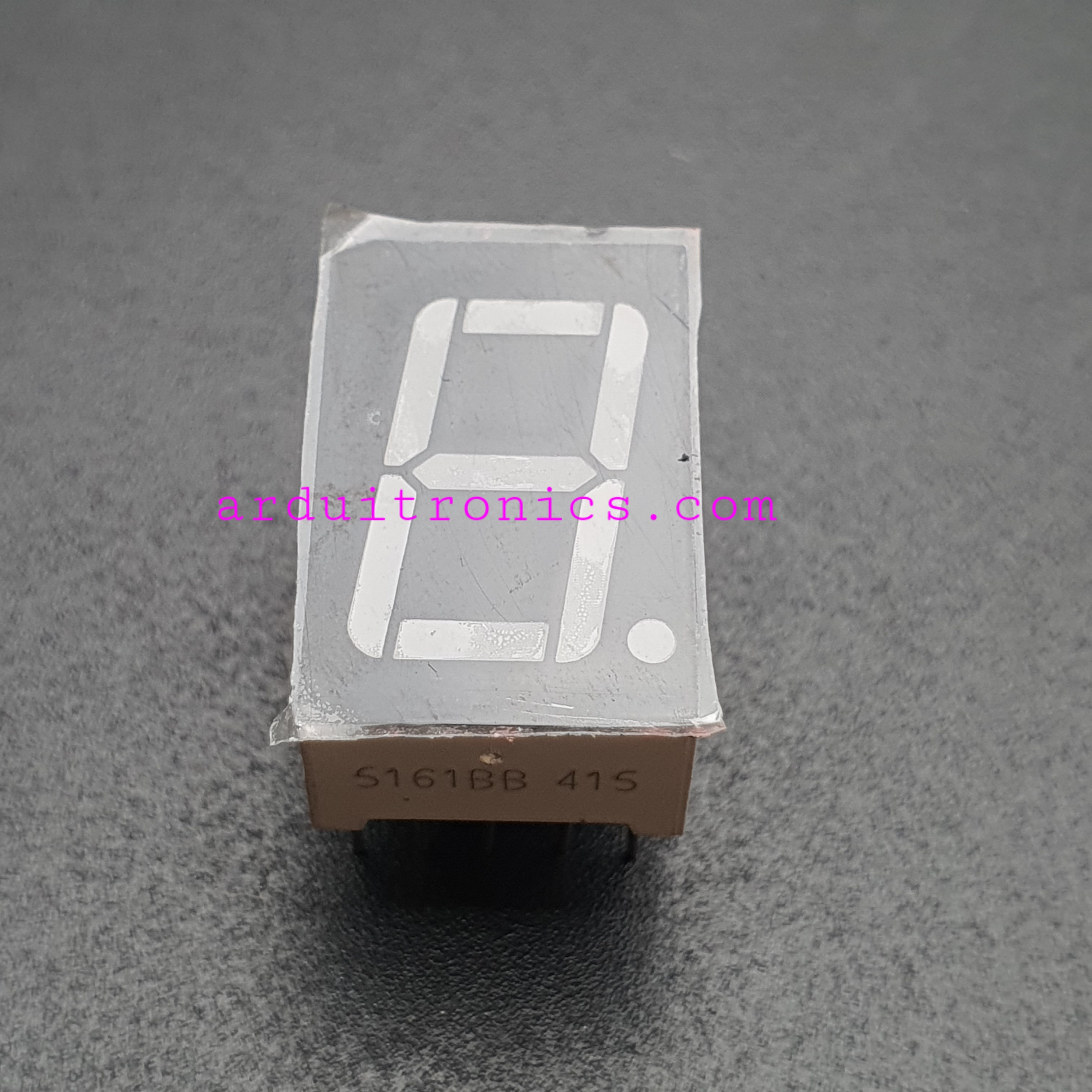 0.56 inch Seven Segment 1 Digit Blue (Common Anode) 12.7 x 19.1 x 8.1mm - 5161BB