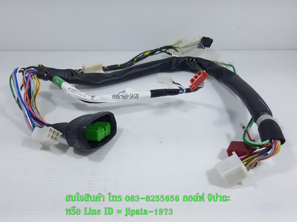 (Wave 125) ชุดสายไฟหลังเรือนไมล์ wave 125 i ปี 2002 (รุ่นสตาร์ทมือ) แท้