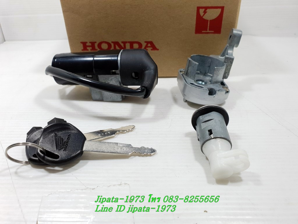 (Click 110) ชุดสวิทช์กุญแจ ชุดใหญ่ Honda Click 110 (รุ่นคาร์บู) แท้