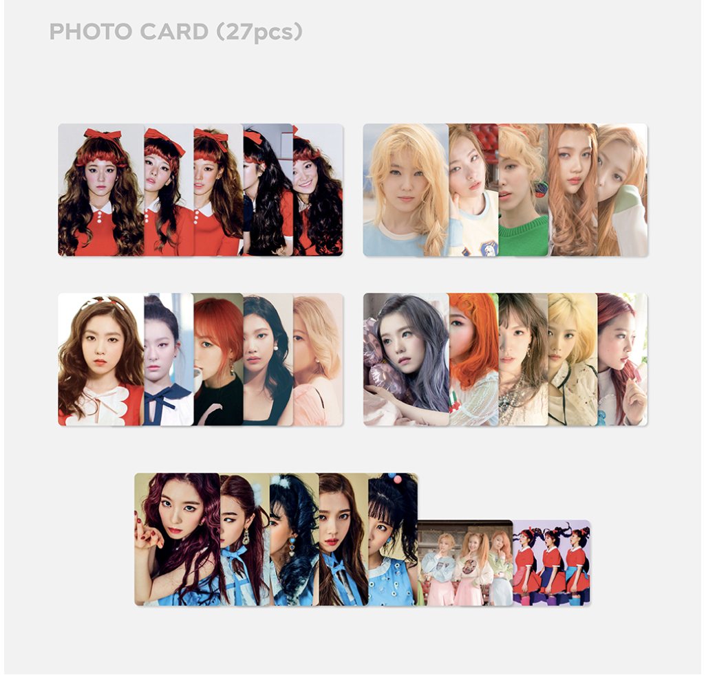 Red Velvet -Red Velvet 8th ANNIVERSARY -Repackage Photo Card Set