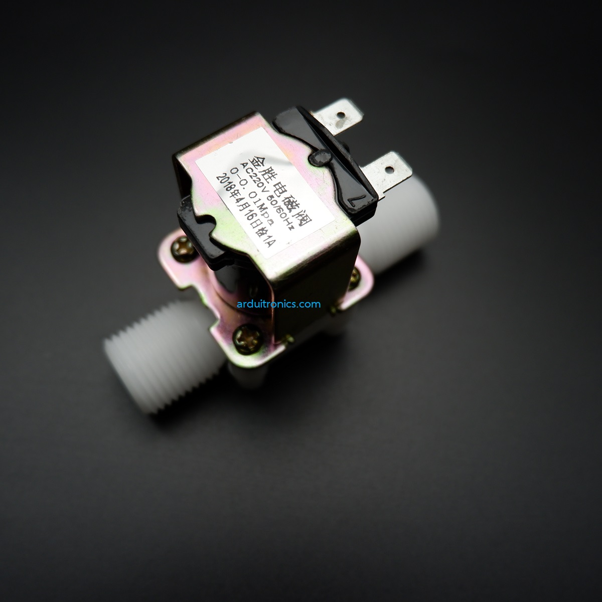 Solenoid Valve (normally closed) 220VAC 1/2" (แรงดัน 0 - 0.05 MPa) โซลีนอยวาล์ว (ปกติปิด)