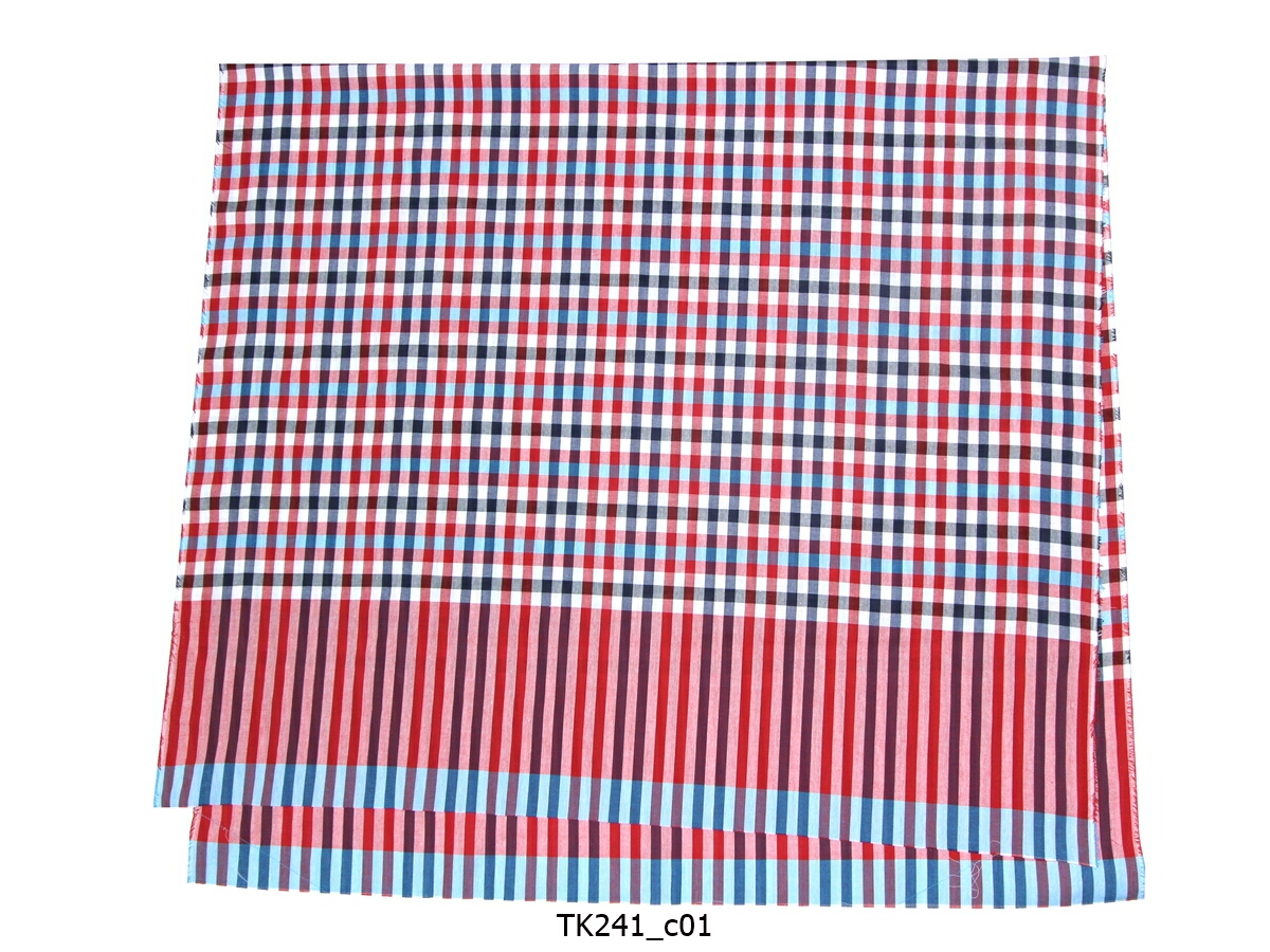 [2ม.] ผ้าขาวม้า TK241 แดง