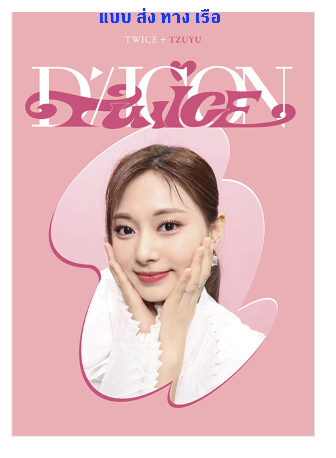 TWICE -DICON D’FESTA MINI EDITION หน้าปก tzuyu - ส่งเรือ