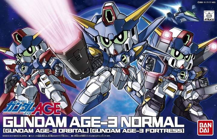 BB372 Gundam AGE-3 Normal [Gundam AGE-3 Orbital] [Gundam AGE-3 Fortress]