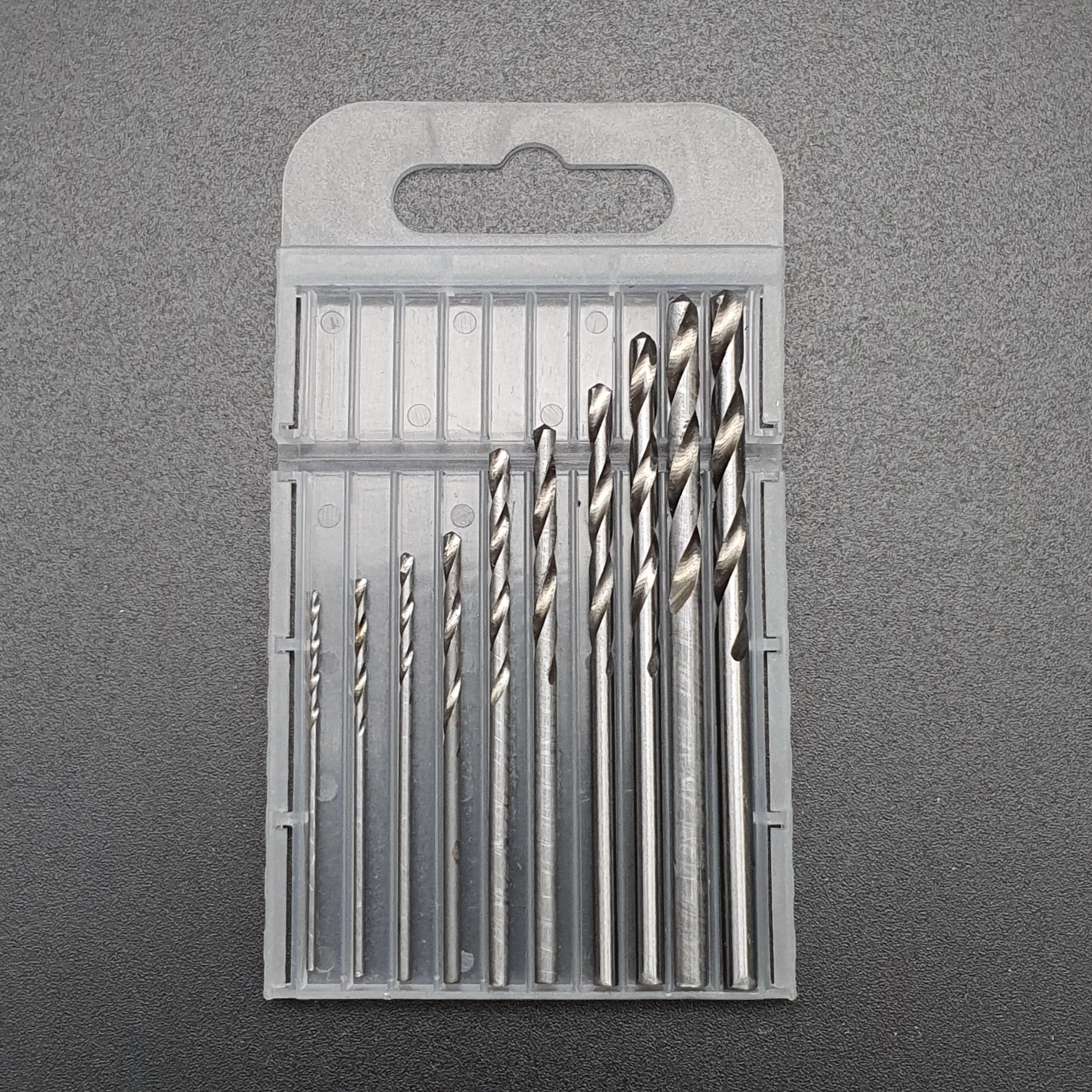 ชุดดอกสว่านเจาะแผ่นปริ๊น 10 ขนาด ขนาดละ 1 ชิ้น (0.8, 1.0, 1.2,1.5,1.8, 2.0, 2.2, 2.5, 2.8, 3.0mm)