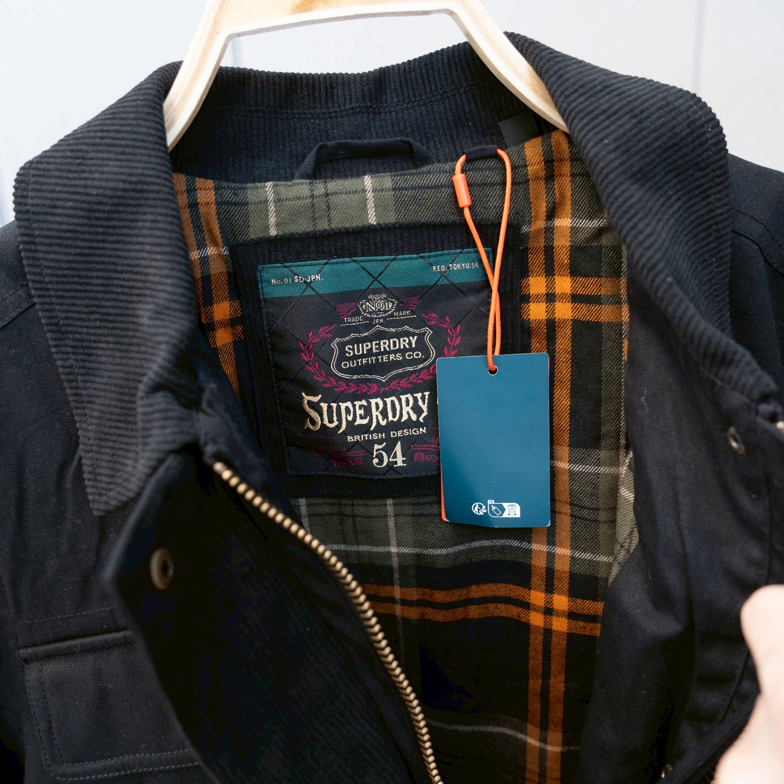 Superdry Wax Jacket – Black