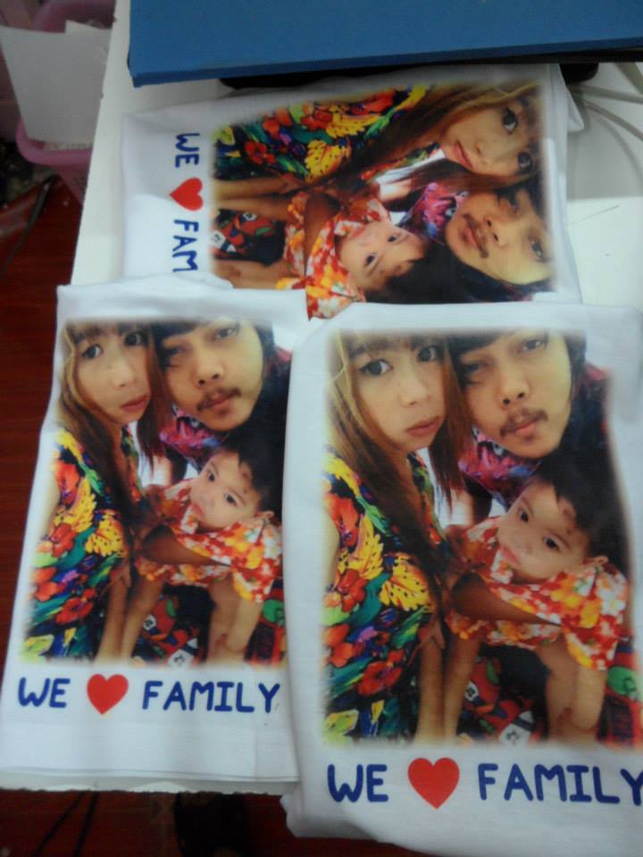 เสื้อยืดผ้า TK พิมพ์ลาย สวยมาก ติดทนนาน ไม่หยุดลอก