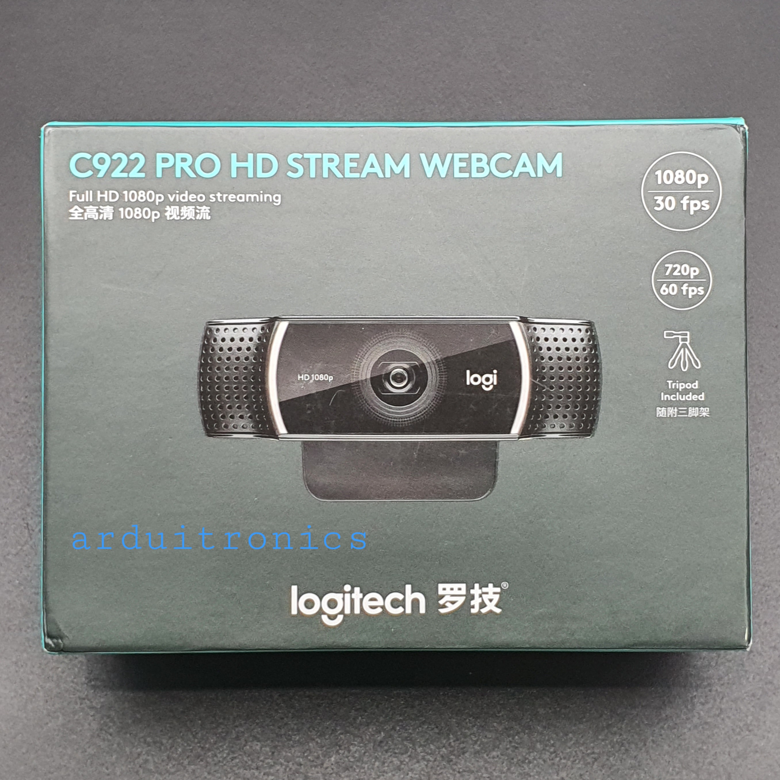 Logitech C922 Pro HD Stream Webcam - Arduino, Raspberry Pi, NodeMCU ...
