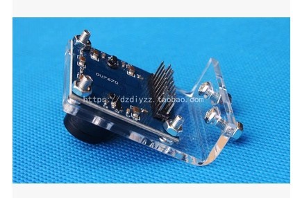 Camera Holder for OV7670 Camera Module (Acrylic Bracket)