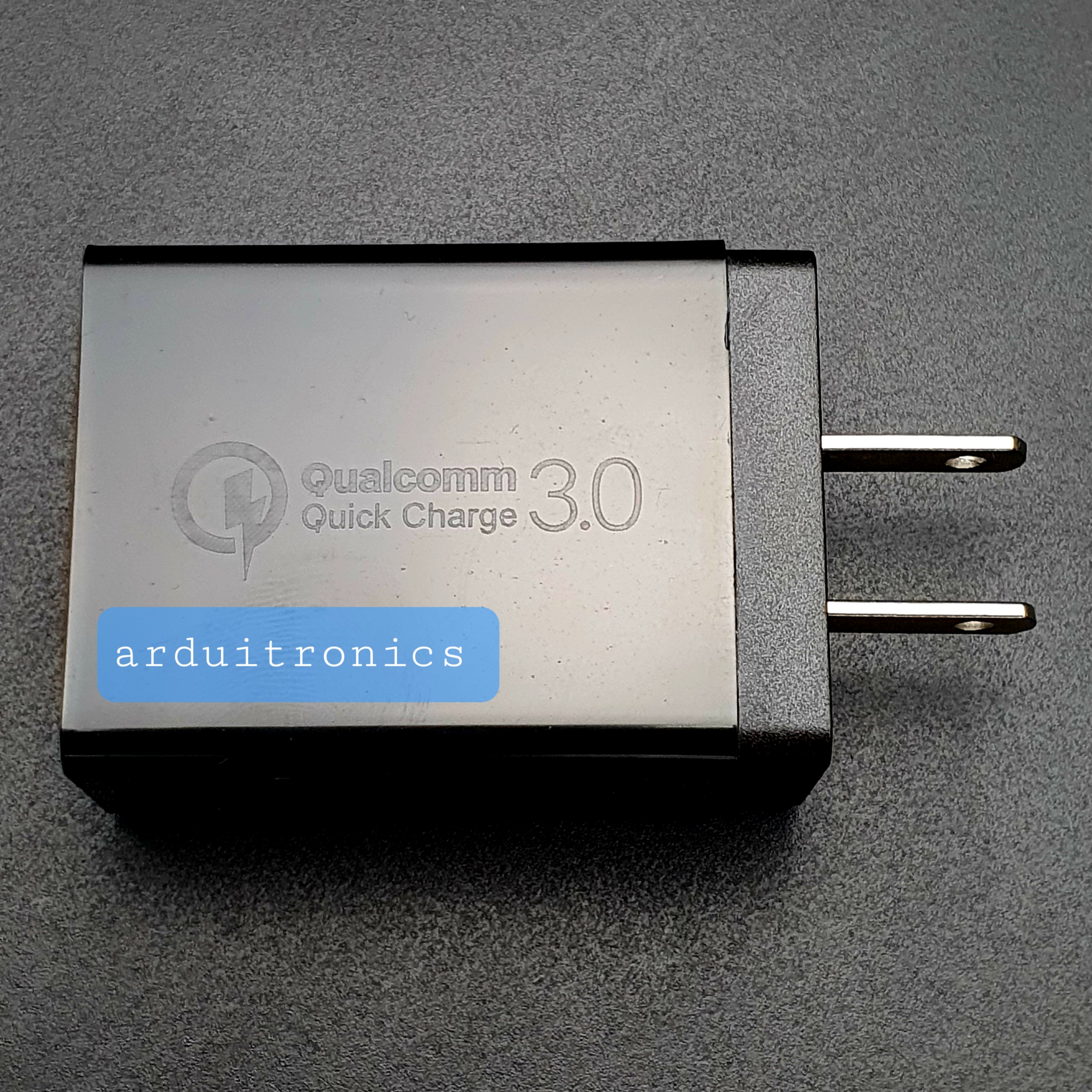 Fast Charge Adapter 5V 3A USB QC3.0 18W ด่วนชาร์จอะแดปเตอร์ สีดำ