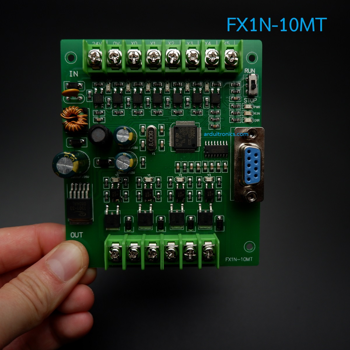 PLC (FX1N-10MT)