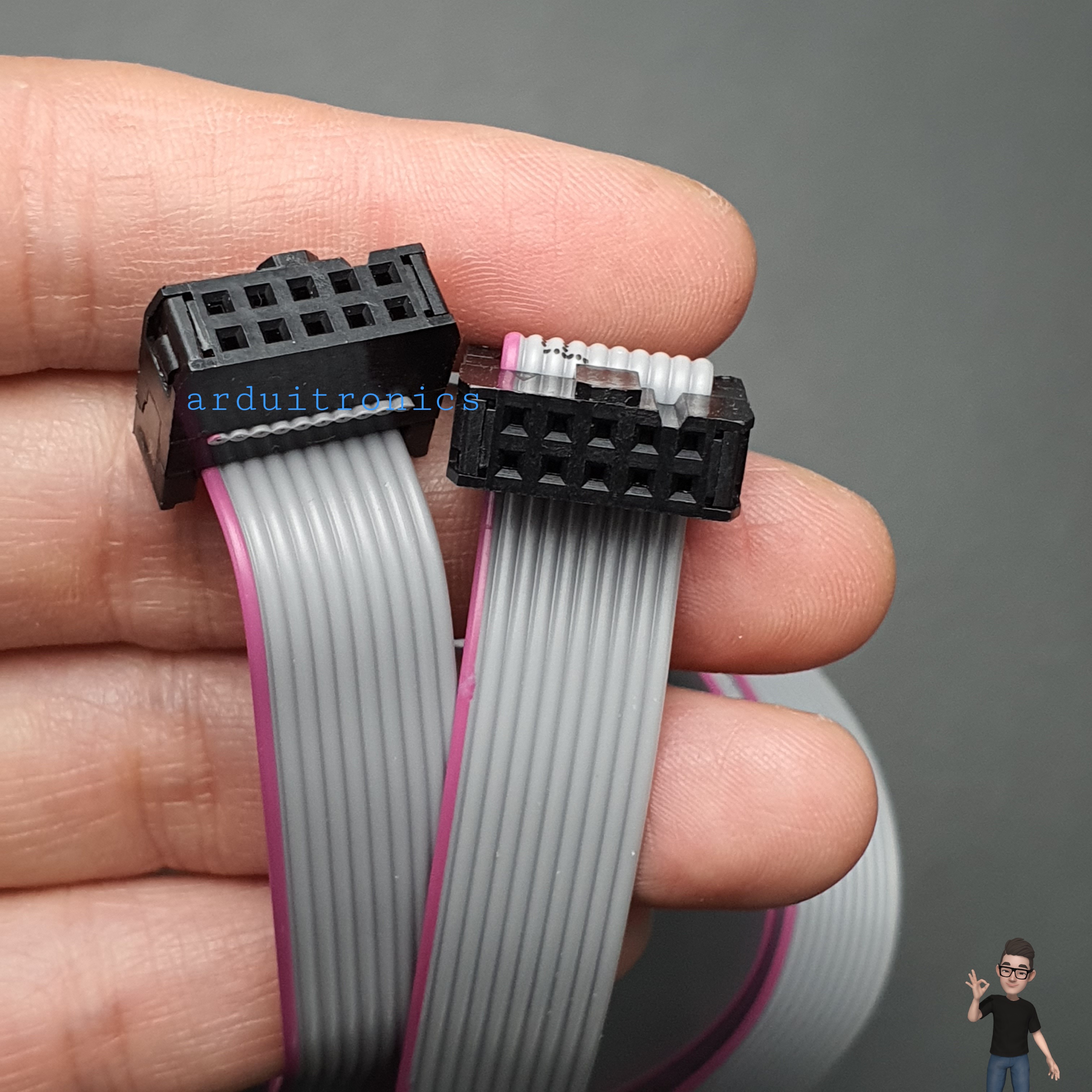 USB ISP USBASP โปรแกรมเมอร์สําหรับ 51 AVR Download (สีสุ่ม)