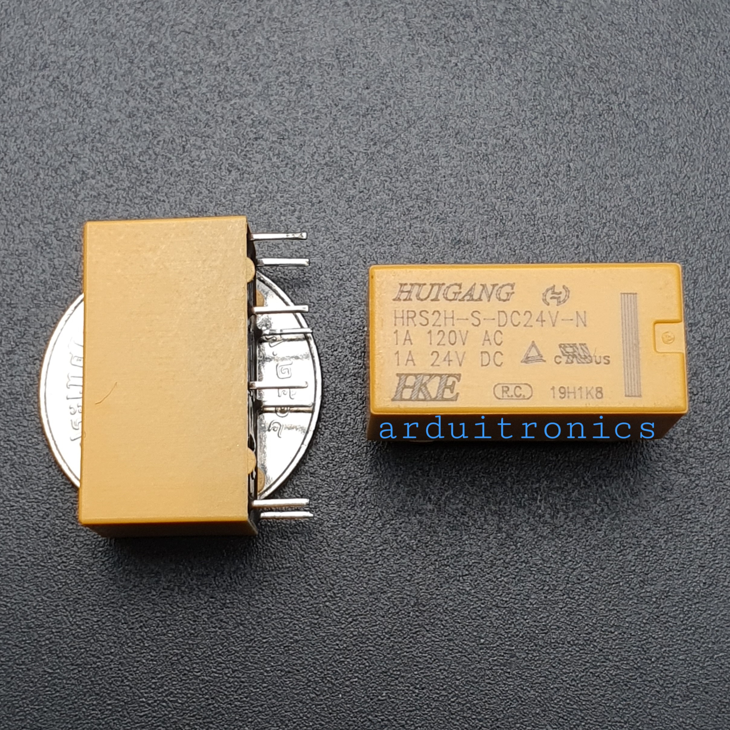 หัวรีเลย์ Relay Huigang HRS2H-S-DC24V-N (8 Pin)
