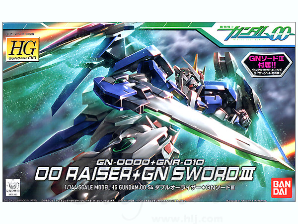 HG 1/144 GN-0000+GNR-010 00 Raiser + GN Sword III