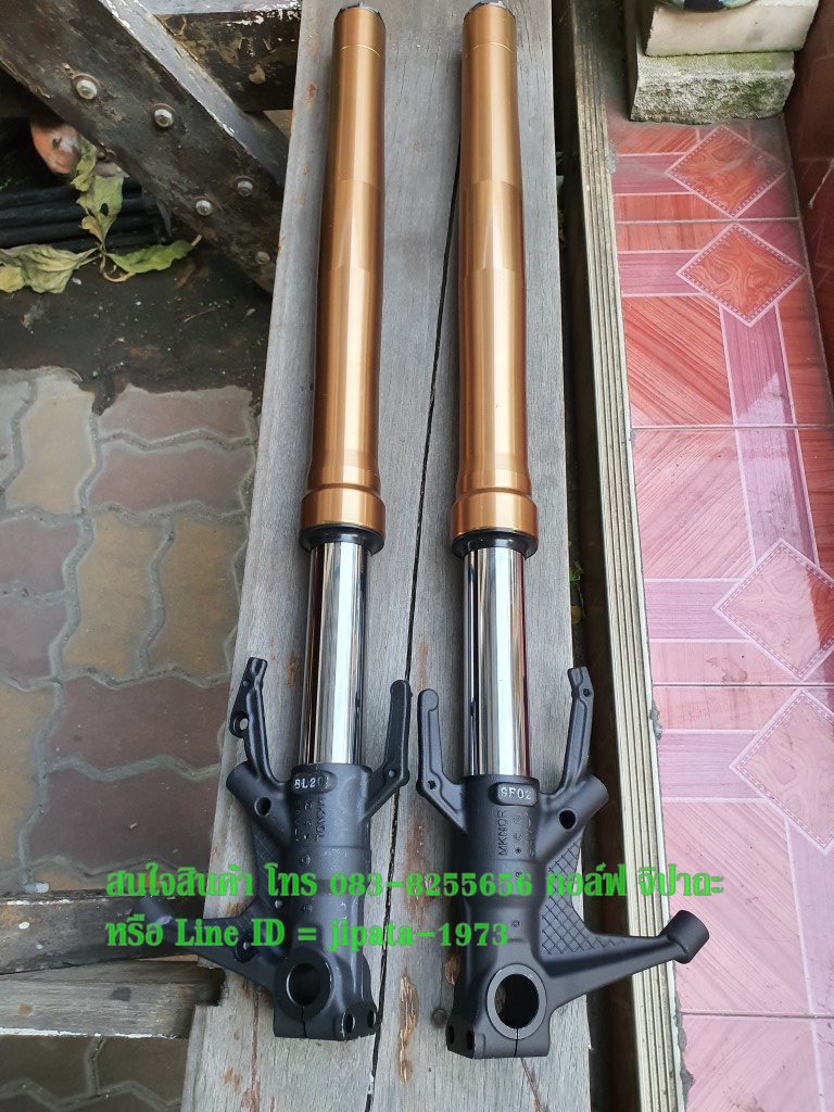 (CB 650 R) ชุดโช้คอัพหน้า Honda CB 650 R แท้ (สินค้ามือ 2)