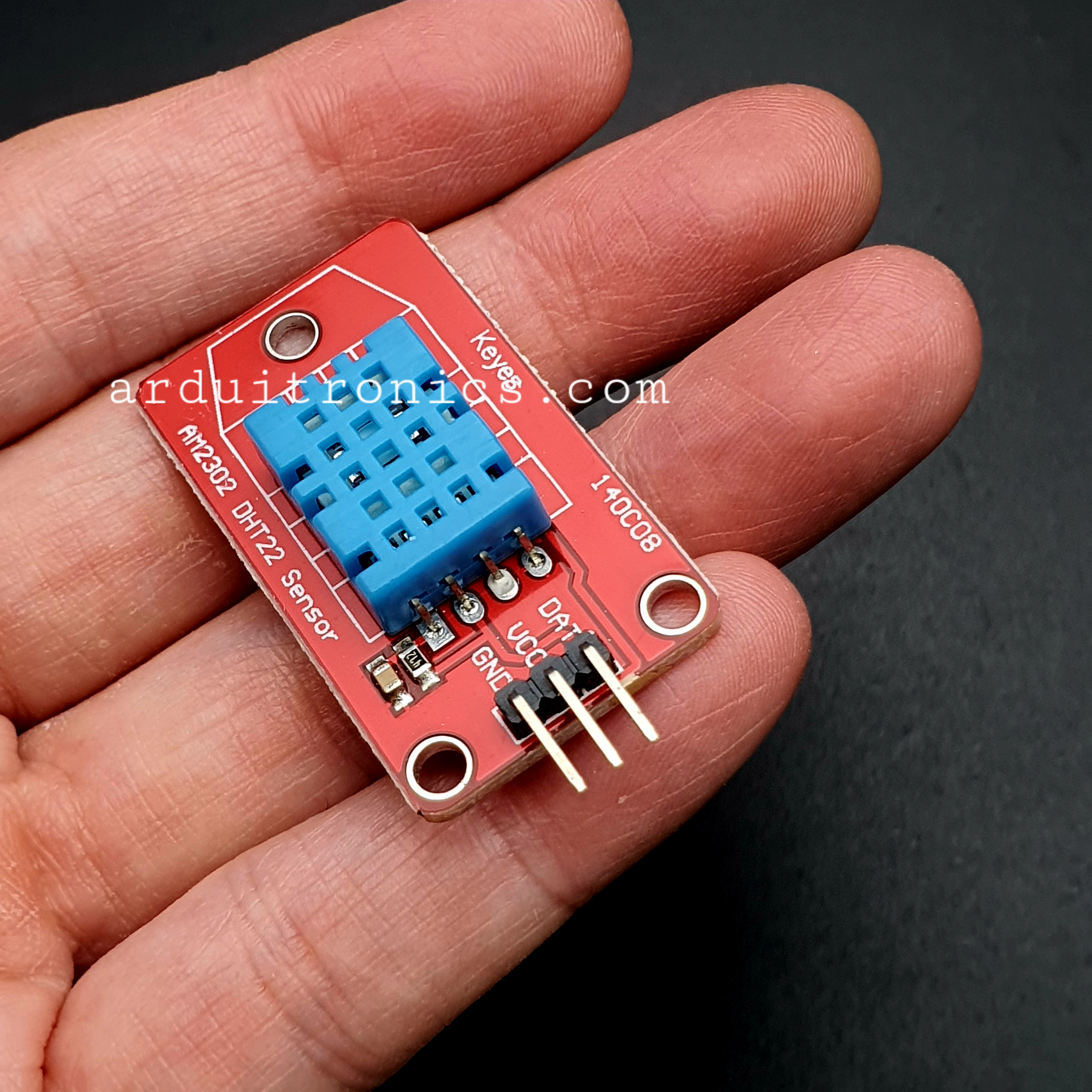 Temperature Sensor (DHT11) Module PCB สีแดง