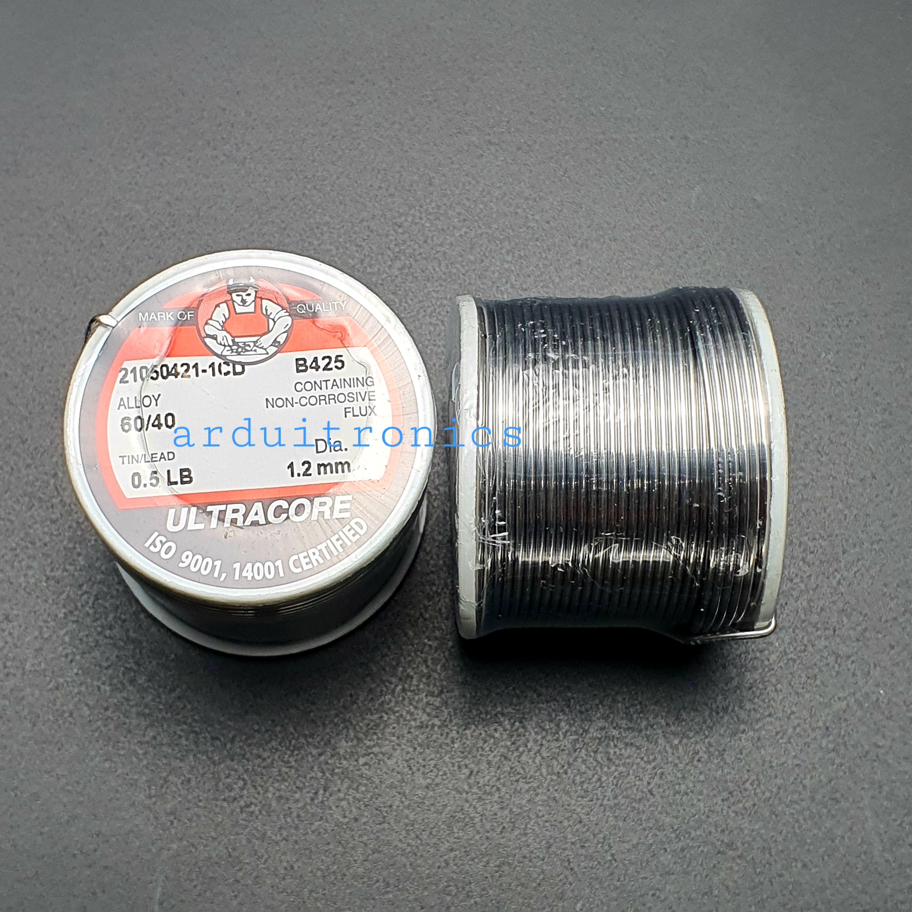 ตะกั่วบัดกรี 60/40 Ultracore 1.20 มม. น้ำหนัก 0.5 ปอนด์