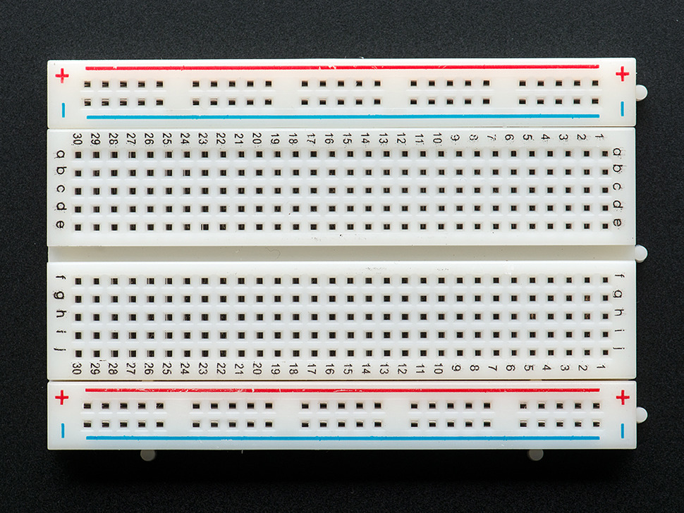 Breadboard 400 holes (สีขาว)