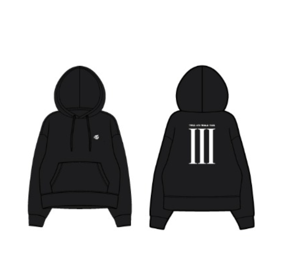 TWICE - 4TH WORLD TOUR Ⅲ 2ND MD -HOODIE ระบุ แบบ ที่ต้องการ