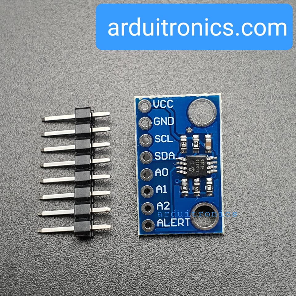 MCP9808 เซนเซอร์อุณหภูมิความละเอียดสูง MCP9808 High Precision I2C Temperature Sensor