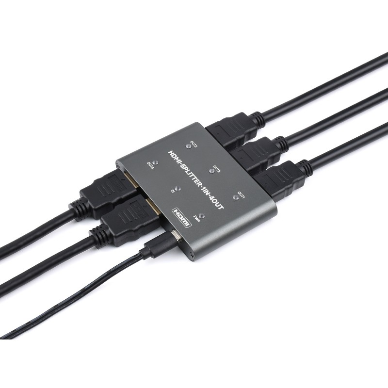 HDMI 4k Splitter, 1 In 4 Out, Share One HDMI Source (แท้ WaveShare)
