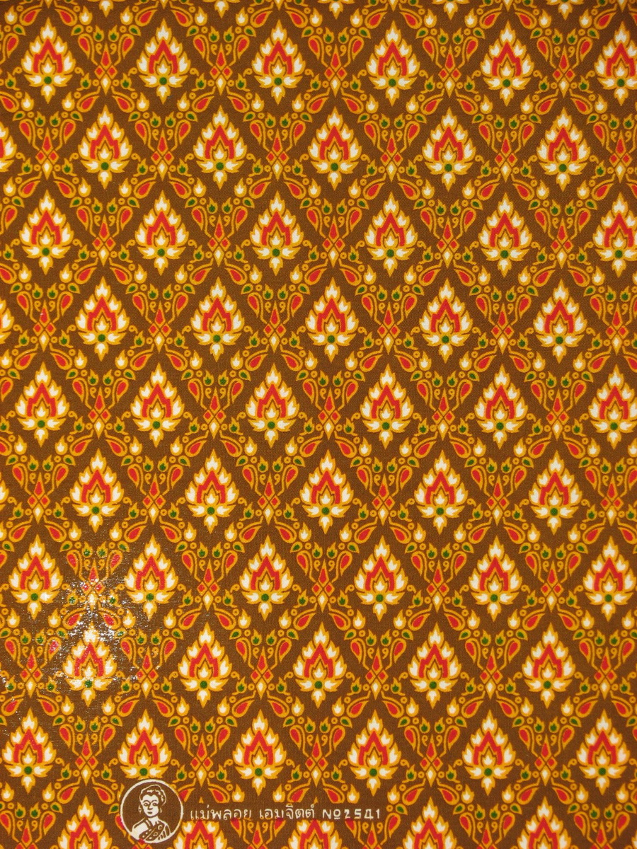 [D-MP2541] ผ้าถุงแม่พลอย 1.8เมตร เย็บพร้อมนุ่ง คอตต้อน 100%