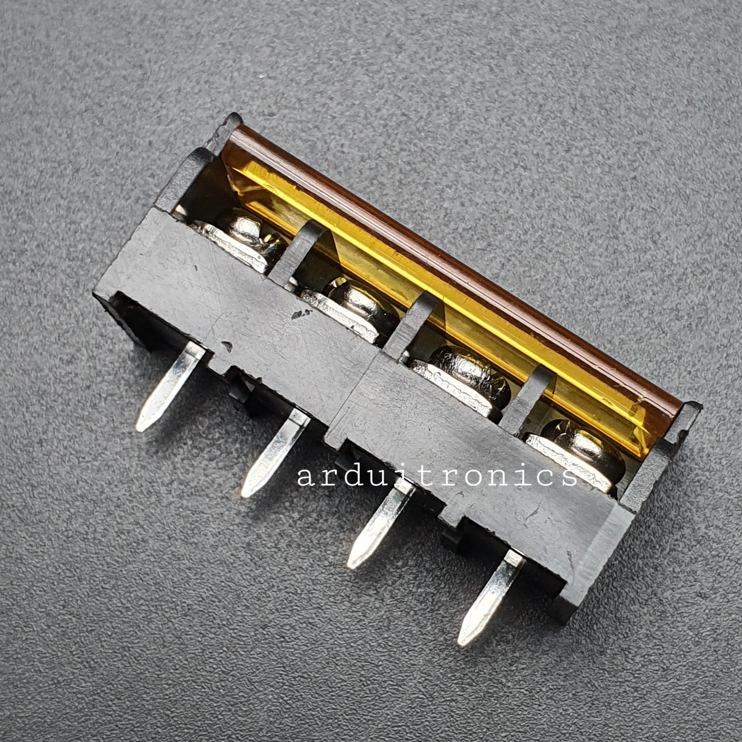 ขั้วต่อ Terminal Block HB-9500 (25A) แบบ 4 ช่อง แบบมีฝาครอบ