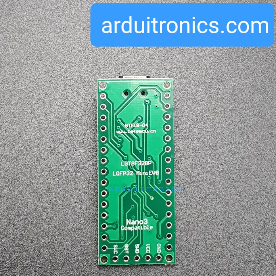 Arduino Nano 3.0 LGT8F328P Compatible บอร์ด Arduino nano 3.0 ใช้ชิฟ LGT8F328P