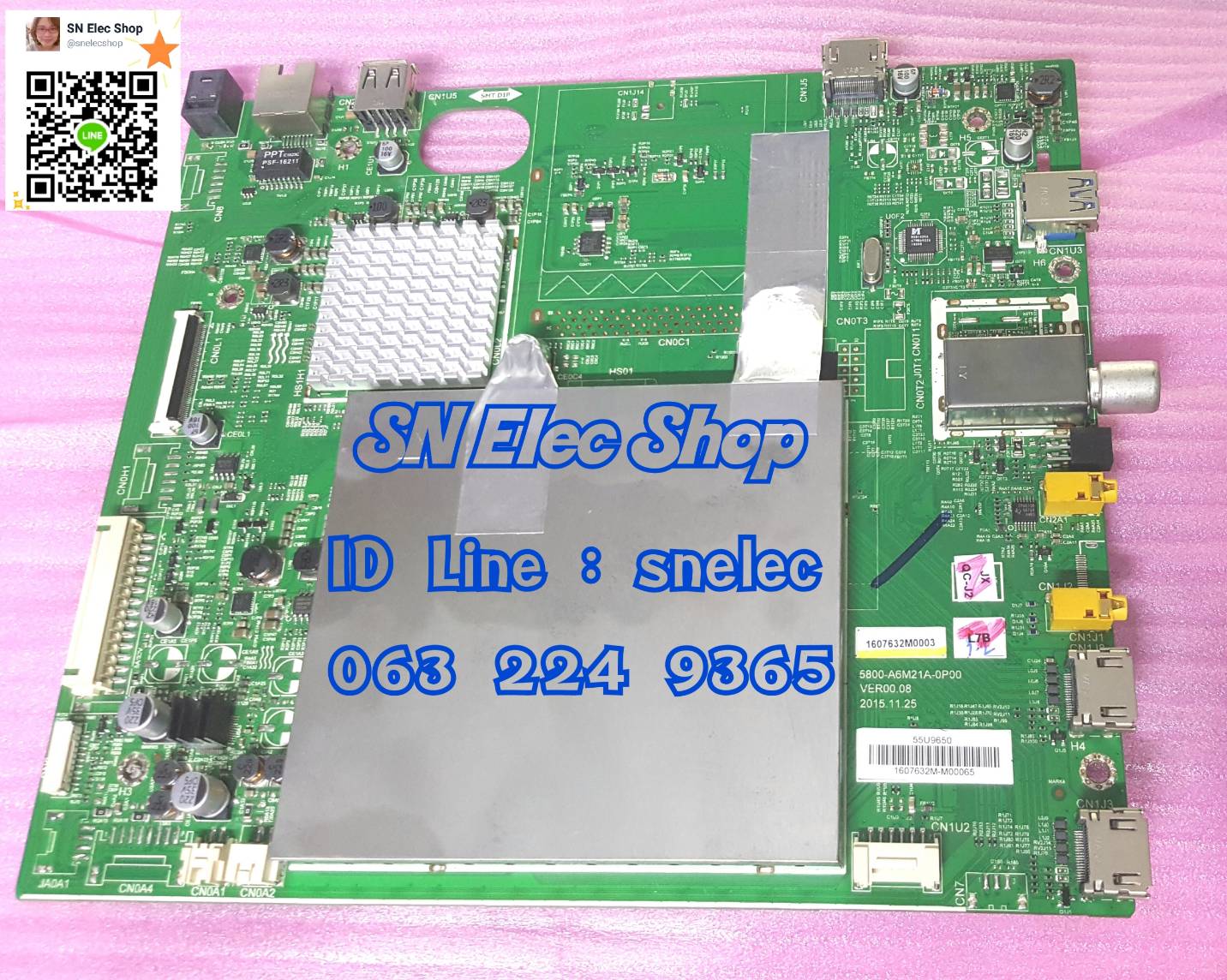 เมนบอร์ด TOSHIBA 4K : 55U9650VT