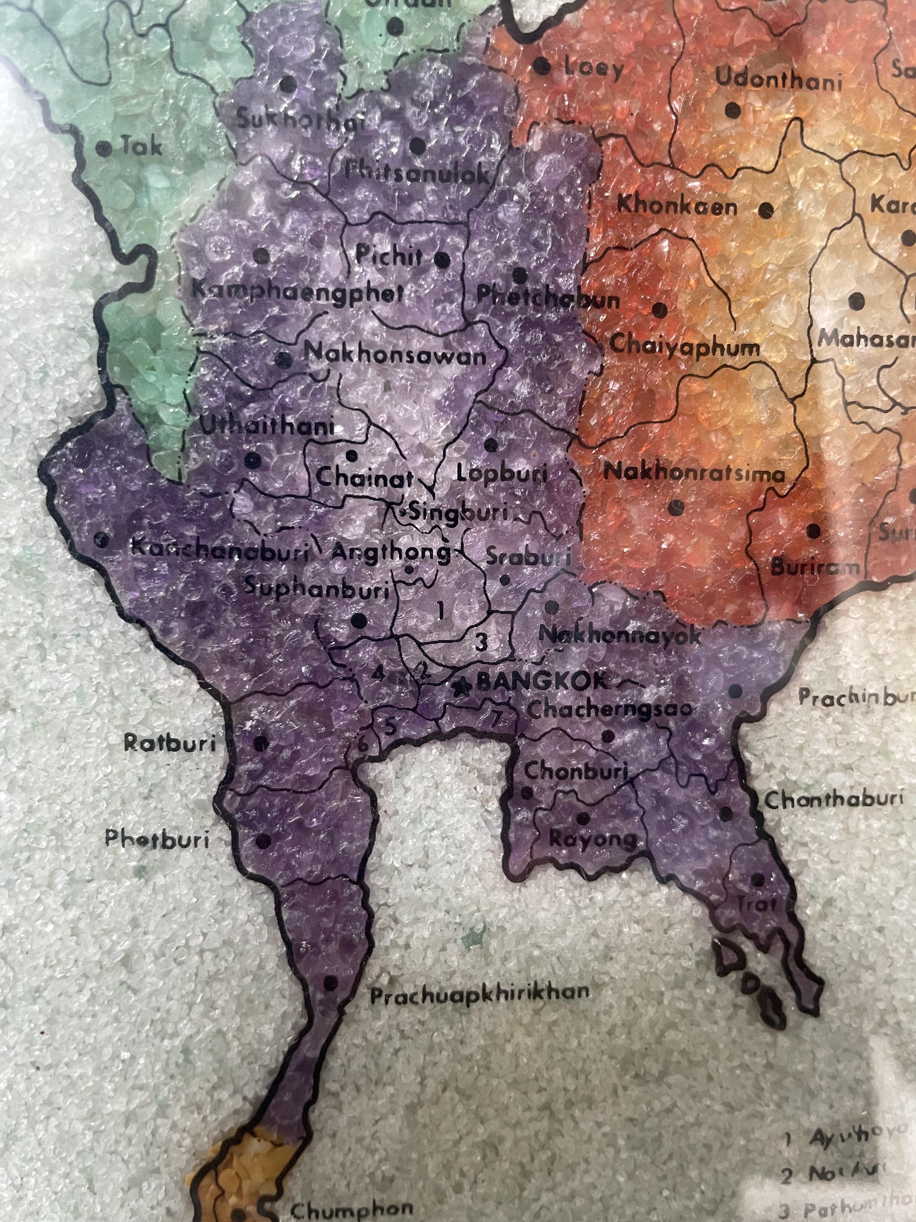 ￼กรอบรูปแขวนผนัง แผนที่ประเทศไทย Thailand Map picture frame #ไทยนี้รักสงบ แต่ถึงรบไม่ขลาด