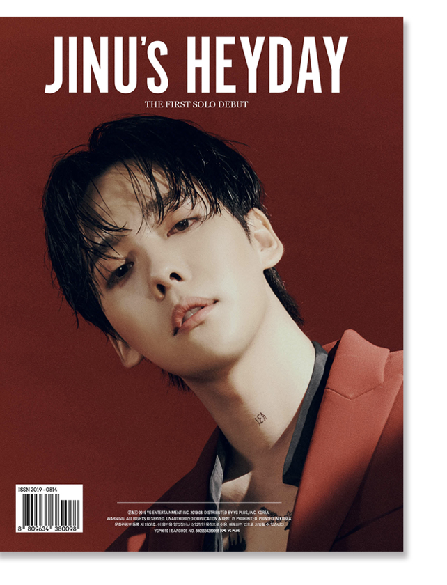 JINU - Single Album Vol.1 [JINU’s HEYDAY] หน้าปก BOLD Ver.