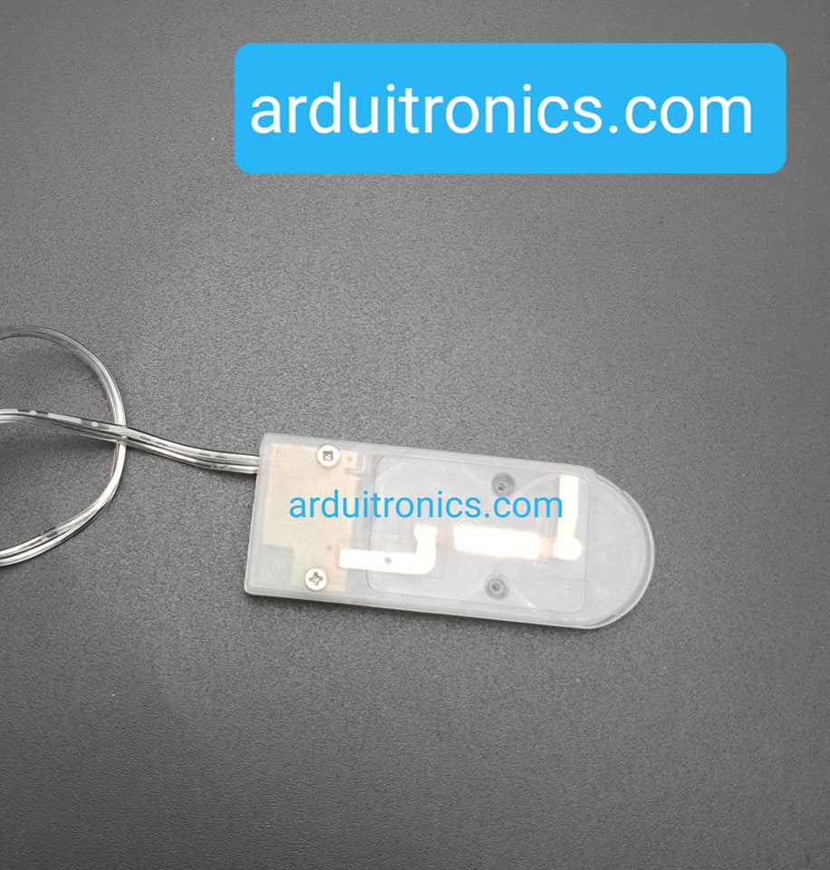 Battery Box รางถ่านกระดุม CR2032 สีใส แบบมีไฟกระพริบ ใส่ได้ 2 ก้อน 6V (ก้อนละ 3V)